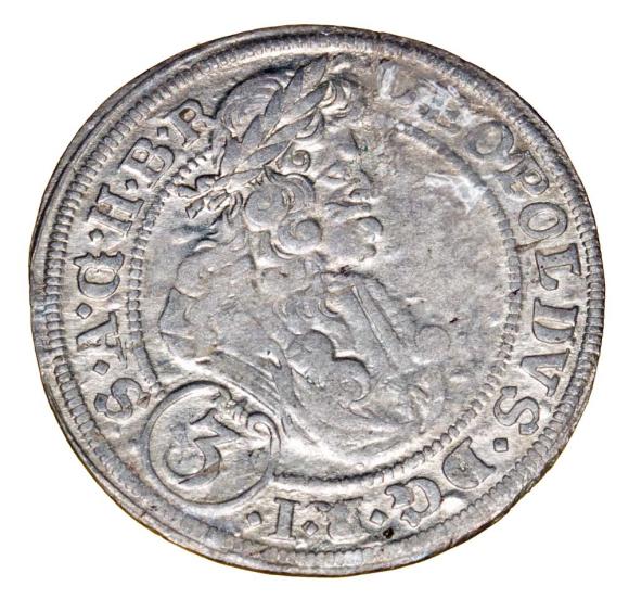 3 krajcary 1698 Leopold I Habsburg Brzeg (1)