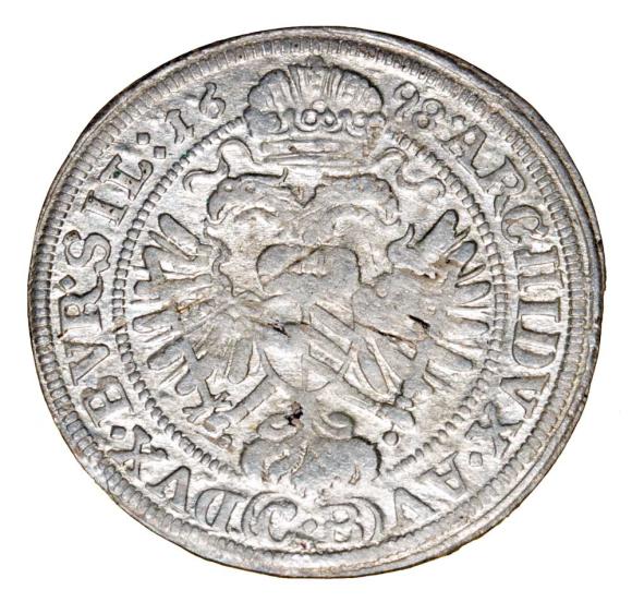3 krajcary 1698 Leopold I Habsburg Brzeg (2)