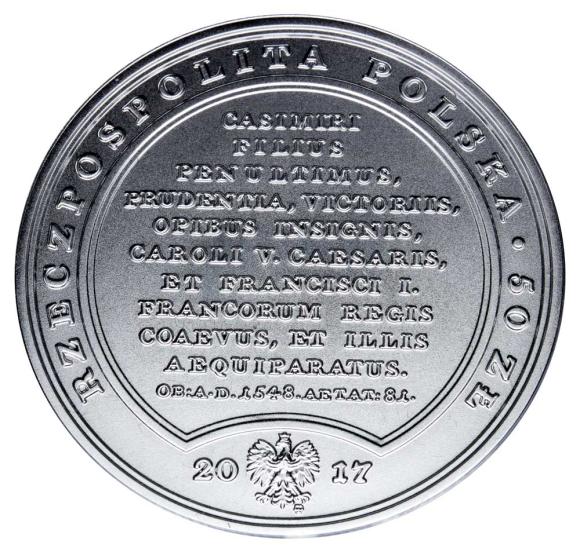 50 złotych 2017 Polska Warszawa Zygmunt I Stary (2)