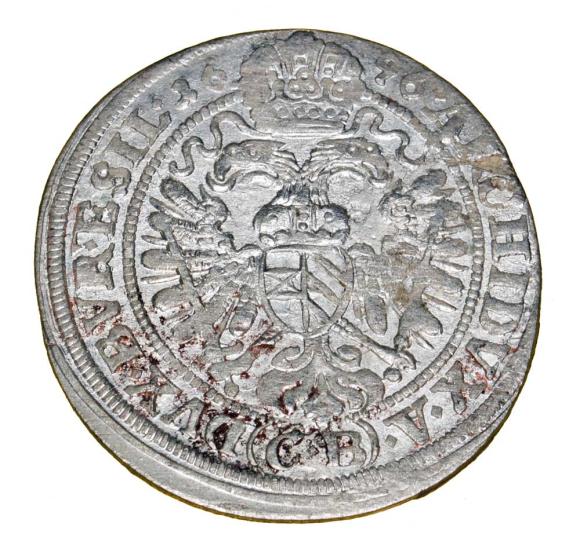 3 krajcary 1696 Leopold I Habsburg Brzeg (2)