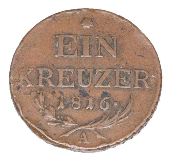 1 krajcar 1816 Franciszek II Habsburg Austria Wiedeń (1)