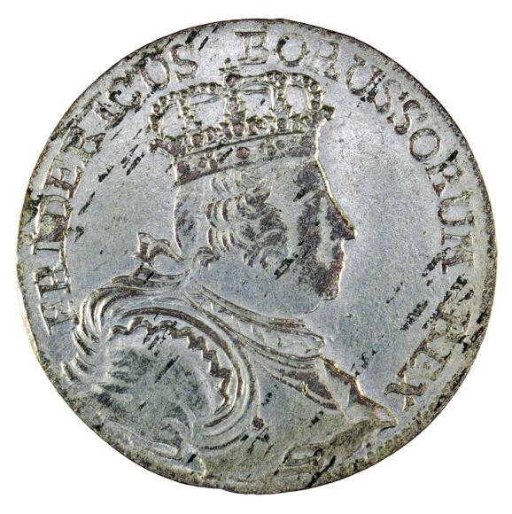 Szóstak 1756 Fryderyk II Wielki Prusy Wrocław B (1)
