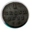 mini: 1 grosz 1811 Fryderyk August Księstwo Warszawskie (1)