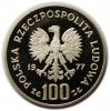 mini: 100 złotych 1977 PRL Władysław Reymont Warszawa próba (2)