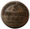 mini: 1 fenig 1824 Fryderyk Wilhelm III Prusy Dusseldorf (1)