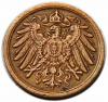 2 fenigi 1908 Wilhelm II Hohenzollern Niemcy Berlin