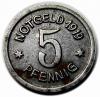 mini: 5 fenigów 1919 Racibórz / Ratibor (1)