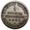 mini: 1/2 silber groschen 1862 Wilhelm I Hohenzollern Prusy Berlin (2)