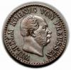mini: 1/2 silber groschen 1862 Wilhelm I Hohenzollern Prusy Berlin (1)