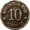 mini: 10 fenigów 1918 Racibórz / Ratibor (1)