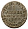 mini: 1 silber groschen 1866 Wilhelm I Hohenzollern Niemcy Berlin (2)