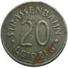 mini: 20 fenigów żeton tramwajowy Leipzig  (1)