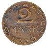 mini: 2 marki 1920 Aachen Nadrenia (1)