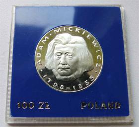 Obrazek dla: 100 złotych 1978 Adam Mickiewicz
