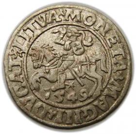 Obrazek dla: Półgrosz 1549 Zygmunt II August Wilno