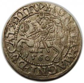 Obrazek 2 dla: Półgrosz 1560 Zygmunt II August Wilno