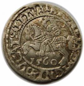 Obrazek dla: Półgrosz 1560 Zygmunt II August Wilno