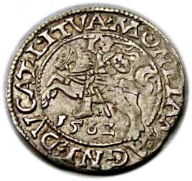 Obrazek dla: Półgrosz 1562 Zygmunt II August Wilno