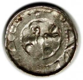 Obrazek 2 dla: Denar krzyżowy Pastorał / krzyż maltański