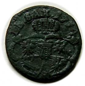 Obrazek 2 dla: Szeląg 1754 August III Sas Gubin