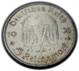 Obrazek 2 dla: 5 marek 1935 Berlin Kościół w Poczdamie