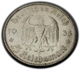 Obrazek 2 dla: 5 marek 1935 Berlin Kościół w Poczdamie