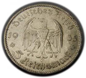 Obrazek 2 dla: 5 marek 1935 A Berlin Kościół w Poczdamie