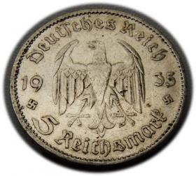 Obrazek 2 dla: 5 marek 1935 A Berlin Kościół w Poczdamie