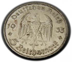 Obrazek 2 dla: 5 marek 1935 A Berlin Kościół w Poczdamie