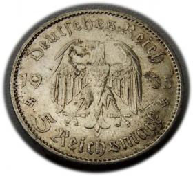 Obrazek 2 dla: 5 marek 1935 Berlin Kościół w Poczdamie