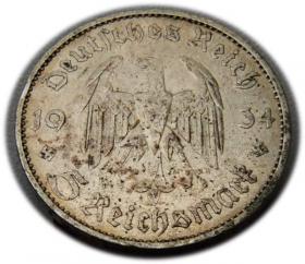 Obrazek 2 dla: 5 marek 1934 Berlin Kościół w Poczdamie