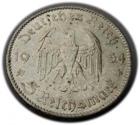 Obrazek 2 dla: 5 marek 1934 Berlin Kościół w Poczdamie