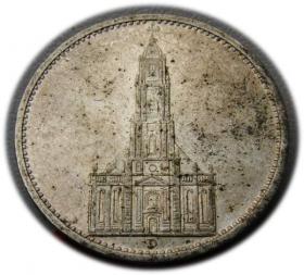 Obrazek dla: 5 marek 1934 D Monachium Kościół w Poczdamie