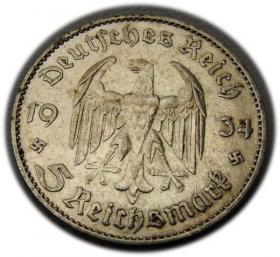 Obrazek 2 dla: 5 marek 1934 F Stuttgart Kościół w Poczdamie