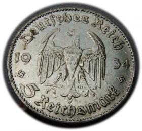 Obrazek 2 dla: 5 marek 1934 Hamburg Kościół w Poczdamie