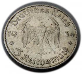 Obrazek 2 dla: 5 marek 1934 J Hamburg Kościół w Poczdamie