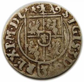 Obrazek 2 dla: Półtorak 1625 Zygmunt III Waza Bydgoszcz