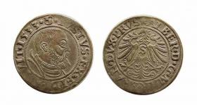 Obrazek dla: Grosz pruski 1533 Albrecht Hohenzollern Księstwo Pruskie