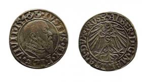 Obrazek dla: Grosz pruski 1546 Albrecht Hohenzollern Księstwo Pruskie
