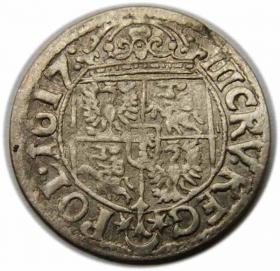 Obrazek 2 dla: 3 krajcary 1617 Zygmunt III Waza Kraków