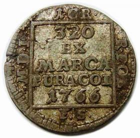 Obrazek dla: Grosz 1766 Stanisław August Poniatowski Warszawa