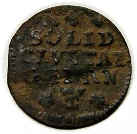 Obrazek dla: Szeląg 1757 August III Sas Gdańsk