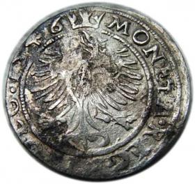 Obrazek 2 dla: Grosz 1546 Zygmunt I Stary Kraków