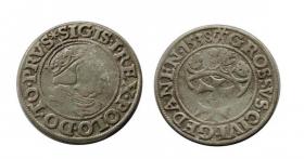 Obrazek dla: Grosz 1538 Zygmunt I Stary Gdańsk