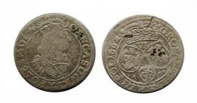 Obrazek dla: Szóstak 1662 Jan Kazimierz Kraków