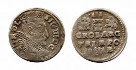 Obrazek dla: Trojak 1598 Zygmunt III Waza Bydgoszcz