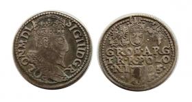 Obrazek dla: Trojak 1595 Zygmunt III Waza Olkusz