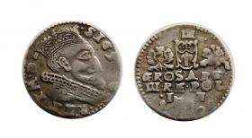 Obrazek dla: Trojak 1600 Zygmunt III Waza Lublin