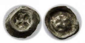 Obrazek dla: Brakteat krzyż grecki Zakon Krzyżacki 