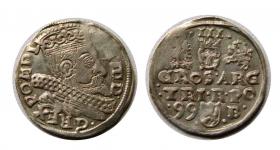 Obrazek dla: Trojak 1599 Zygmunt III Waza Bydgoszcz